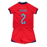 England Kyle Walker #2 Fotballklær Bortedraktsett Barn VM 2022 Kortermet (+ korte bukser)